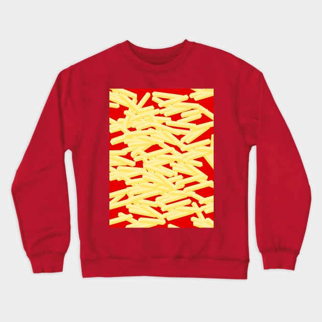 FRENCH Fries With Ketchup Crewneck Sweatshirt by SartorisArt1